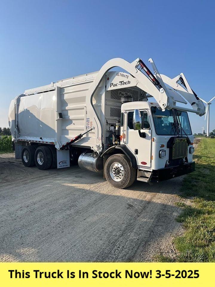 2025 Peterbilt 520 40 Yard Pac Tech Front Loader Garbage Truck Tampa FL