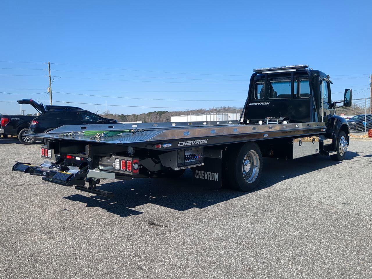 2025 Peterbilt 536 Equipped with Chevron 21.5ft LCG Rollback Body Winder GA