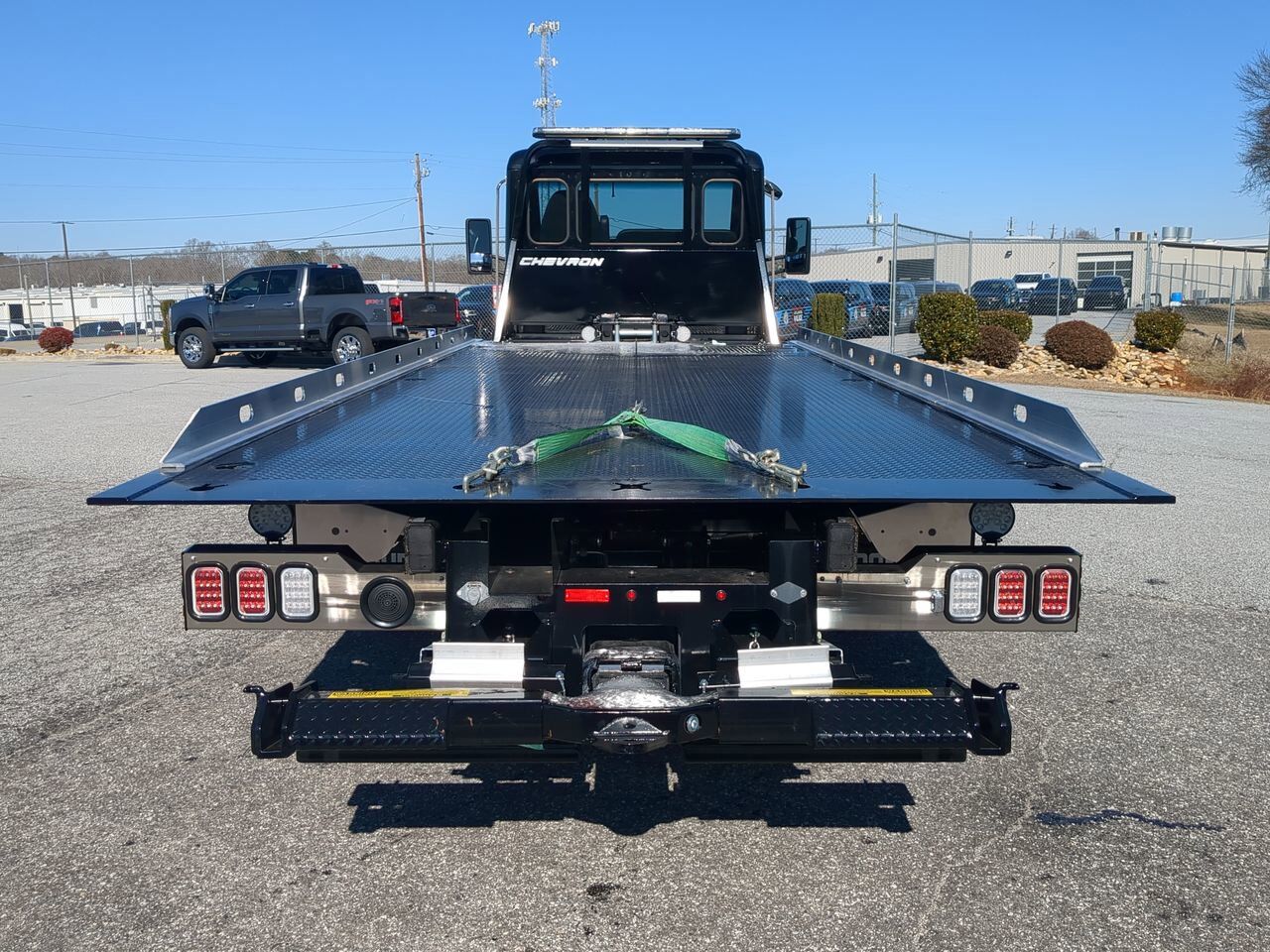 2025 Peterbilt 536 Equipped with Chevron 21.5ft LCG Rollback Body Winder GA