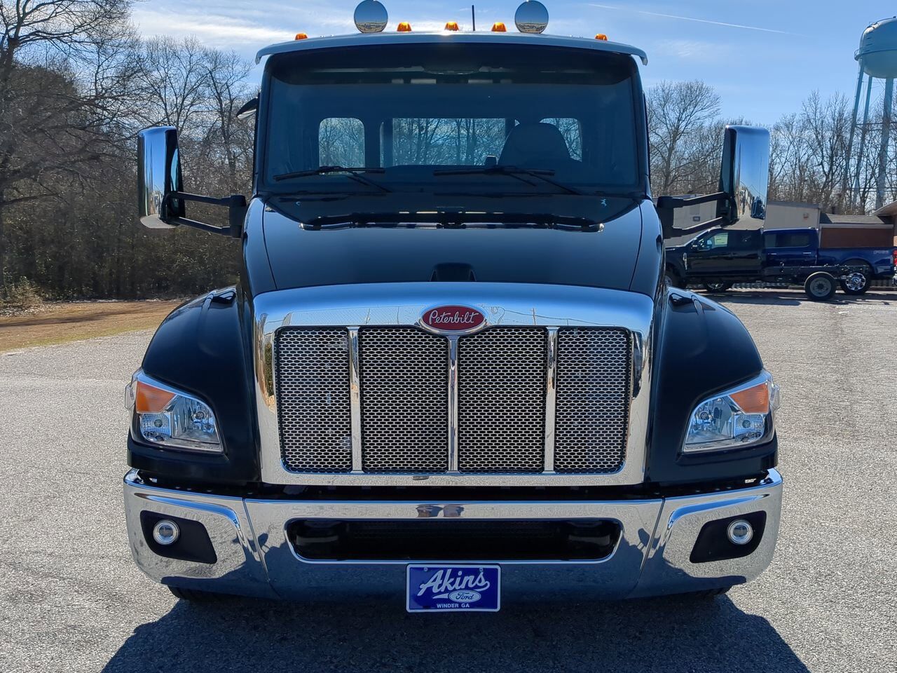 2025 Peterbilt 536 Equipped with Chevron 21.5ft LCG Rollback Body Winder GA