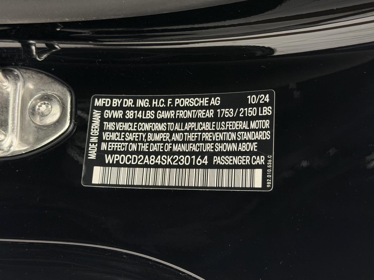 2025 Porsche 718 Boxster GTS 4.0 Newark DE