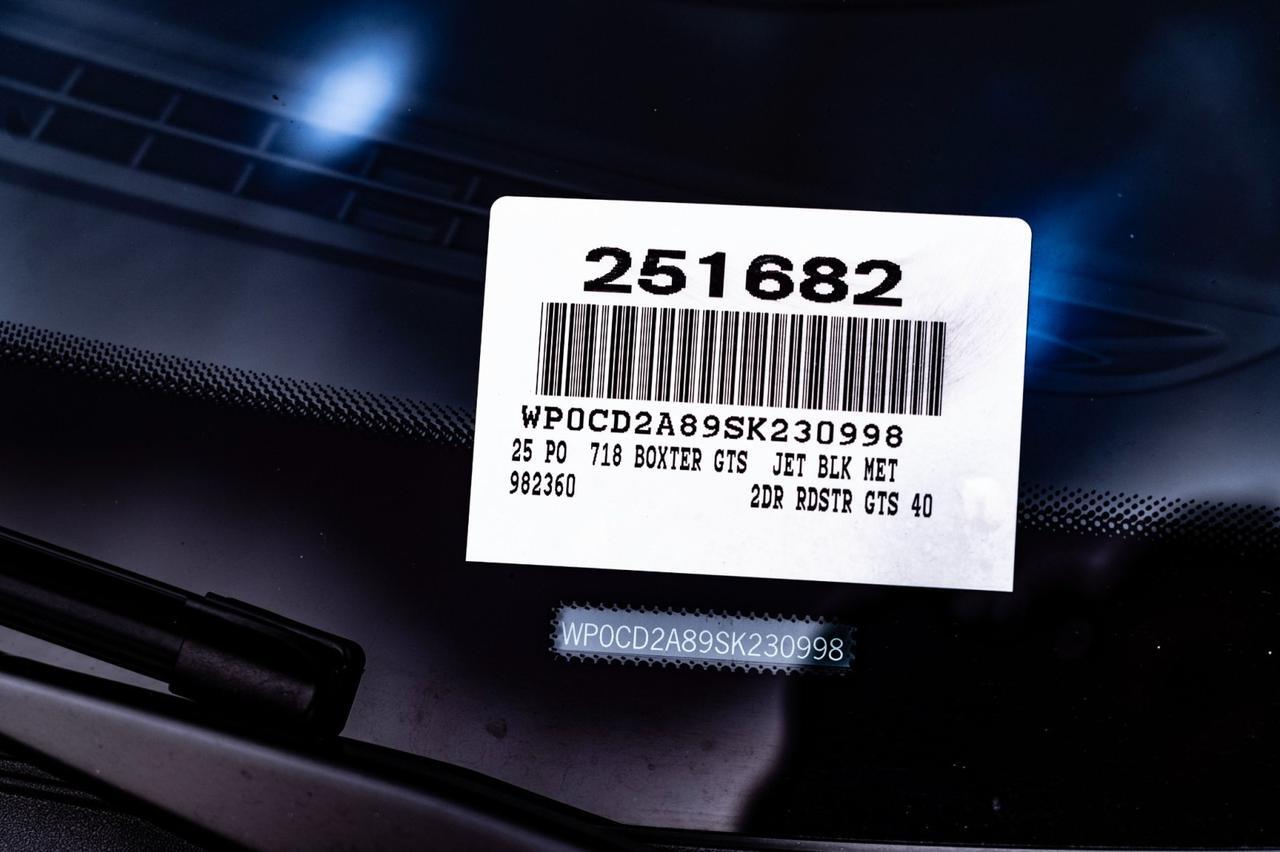 2025 Porsche 718 Boxster GTS 4.0 Pompano Beach FL