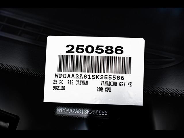 2025 Porsche 718 Cayman Pompano Beach FL