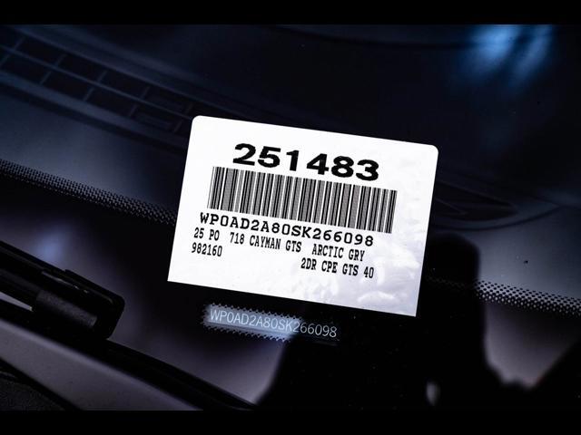 2025 Porsche 718 Cayman GTS 4.0 Pompano Beach FL