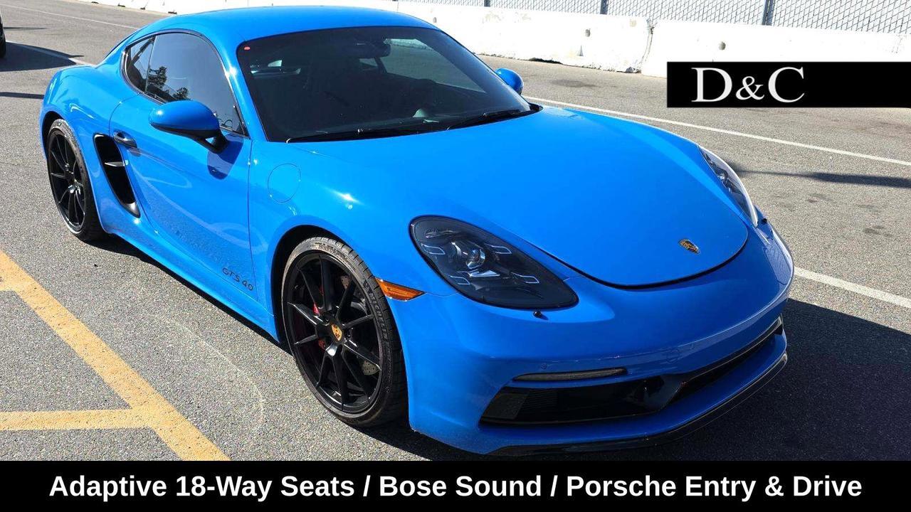 2025 Porsche 718 Cayman GTS Adaptive 18-Way Seats / Bose Sound