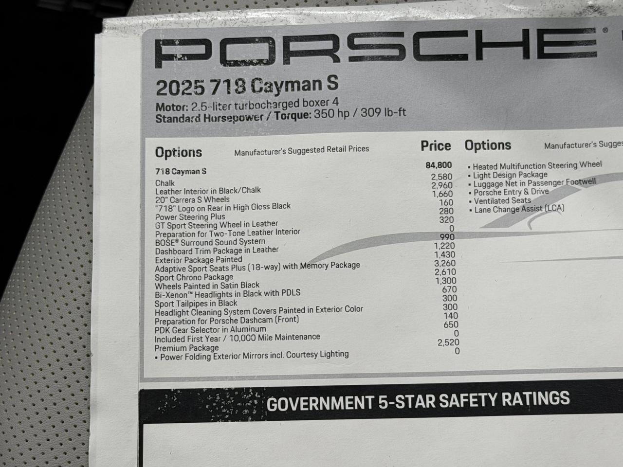 2025 Porsche 718 Cayman S Newark DE