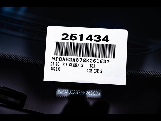 2025 Porsche 718 Cayman S Pompano Beach FL