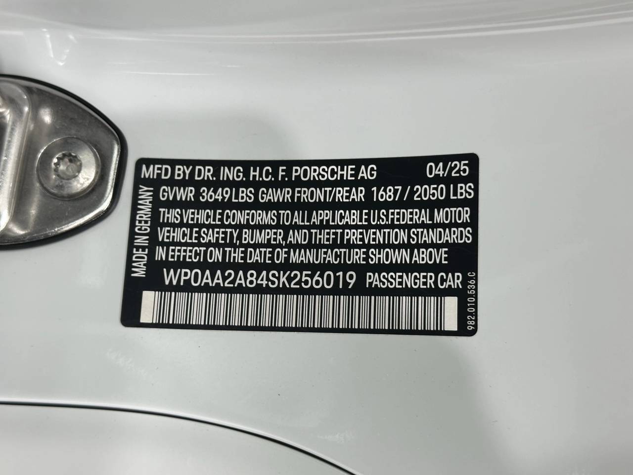 2025 Porsche 718 Cayman Style Edition Newark DE