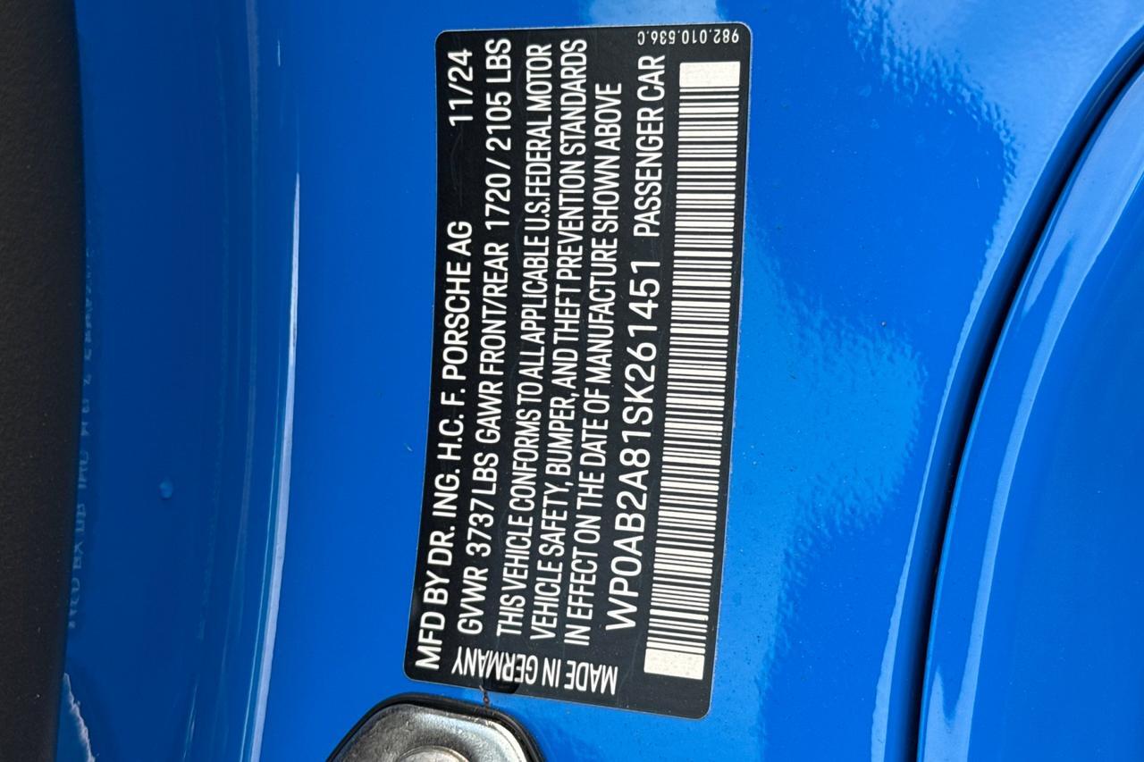 2025 Porsche 718 S San Luis Obispo CA
