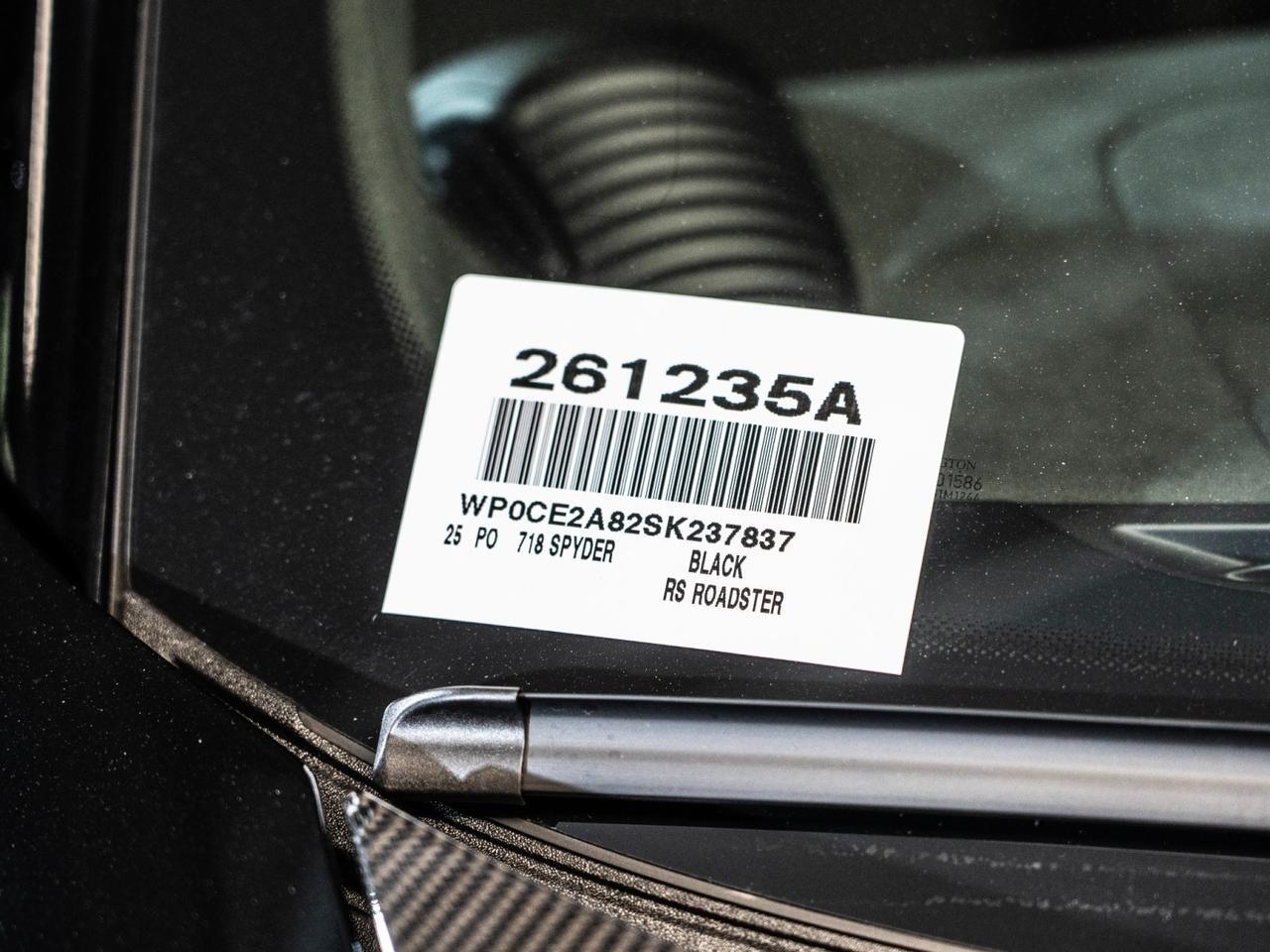 2025 Porsche 718 Spyder RS Pompano Beach FL