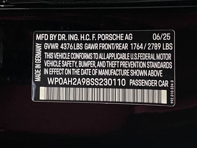 2025 Porsche 911 Carrera S Appleton WI
