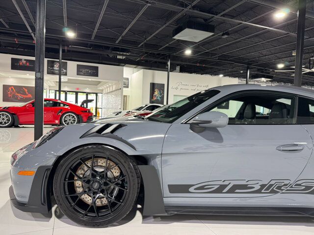 2025 Porsche 911 GT3 RS DELIVERY MILES! Arctic Grey paint, axle lift, Exclusive Design tails, Bose audio AND MORE!! Fort Lauderdale FL