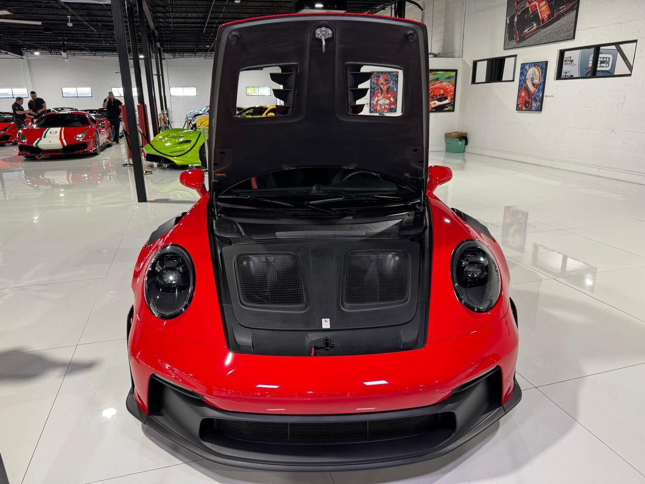 2025 Porsche 911 GT3 RS Guards Red paint, comfort seats, Bose audio system, interior carbon trim AND MUCH MORE!! Fort Lauderdale FL