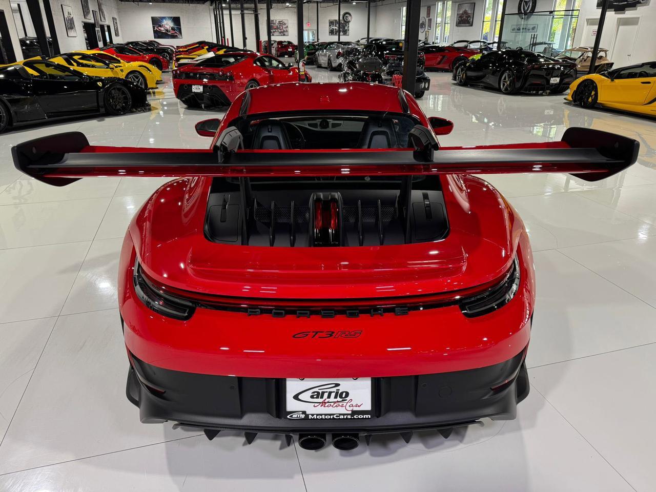 2025 Porsche 911 GT3 RS Guards Red paint, comfort seats, Bose audio system, interior carbon trim AND MUCH MORE!! Fort Lauderdale FL