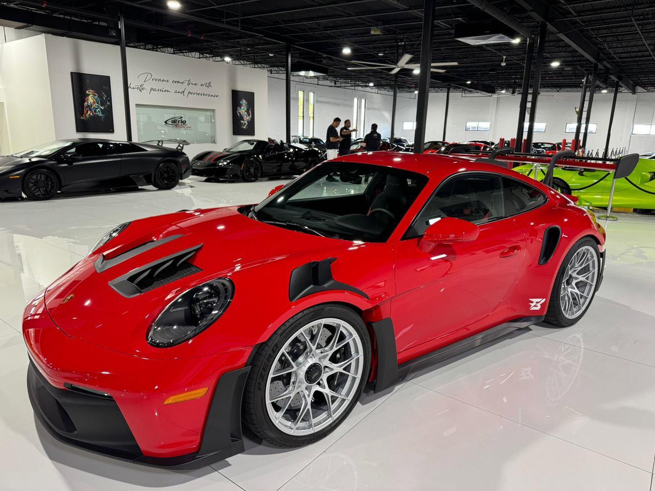 2025 Porsche 911 GT3 RS Guards Red paint, comfort seats, Bose audio system, interior carbon trim AND MUCH MORE!! Fort Lauderdale FL