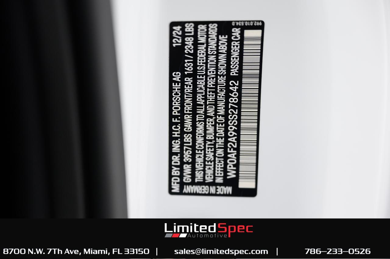 2025 Porsche 911 GT3 RS Miami FL