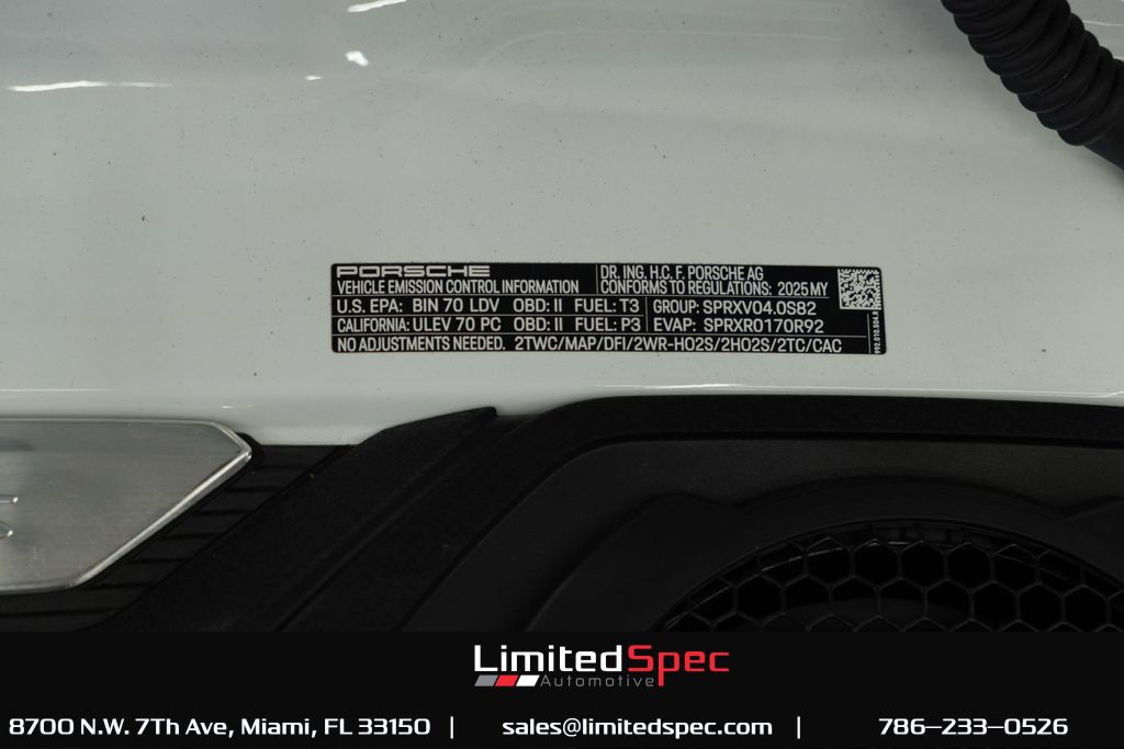 2025 Porsche 911 Turbo S Miami FL