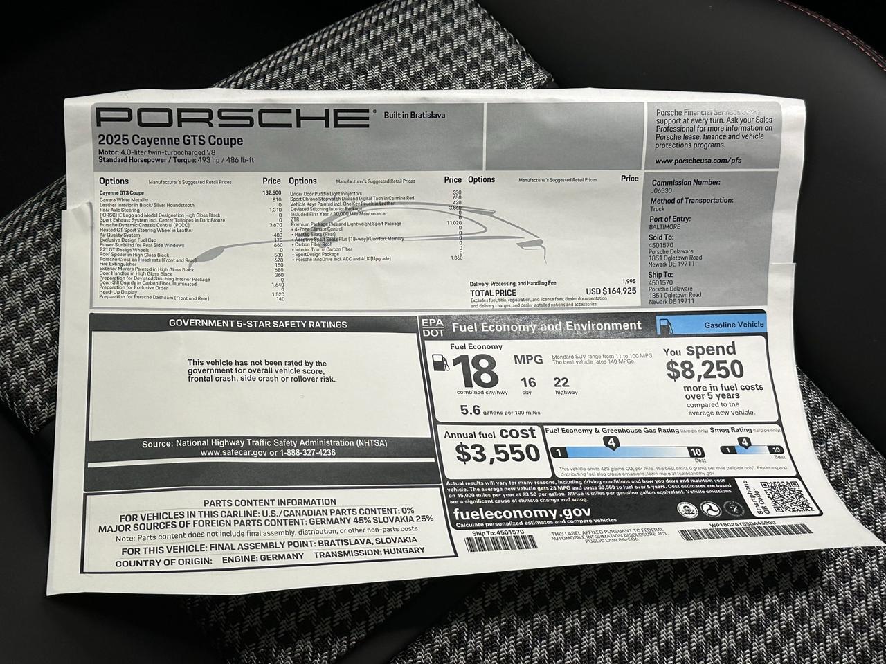 2025 Porsche Cayenne GTS Newark DE
