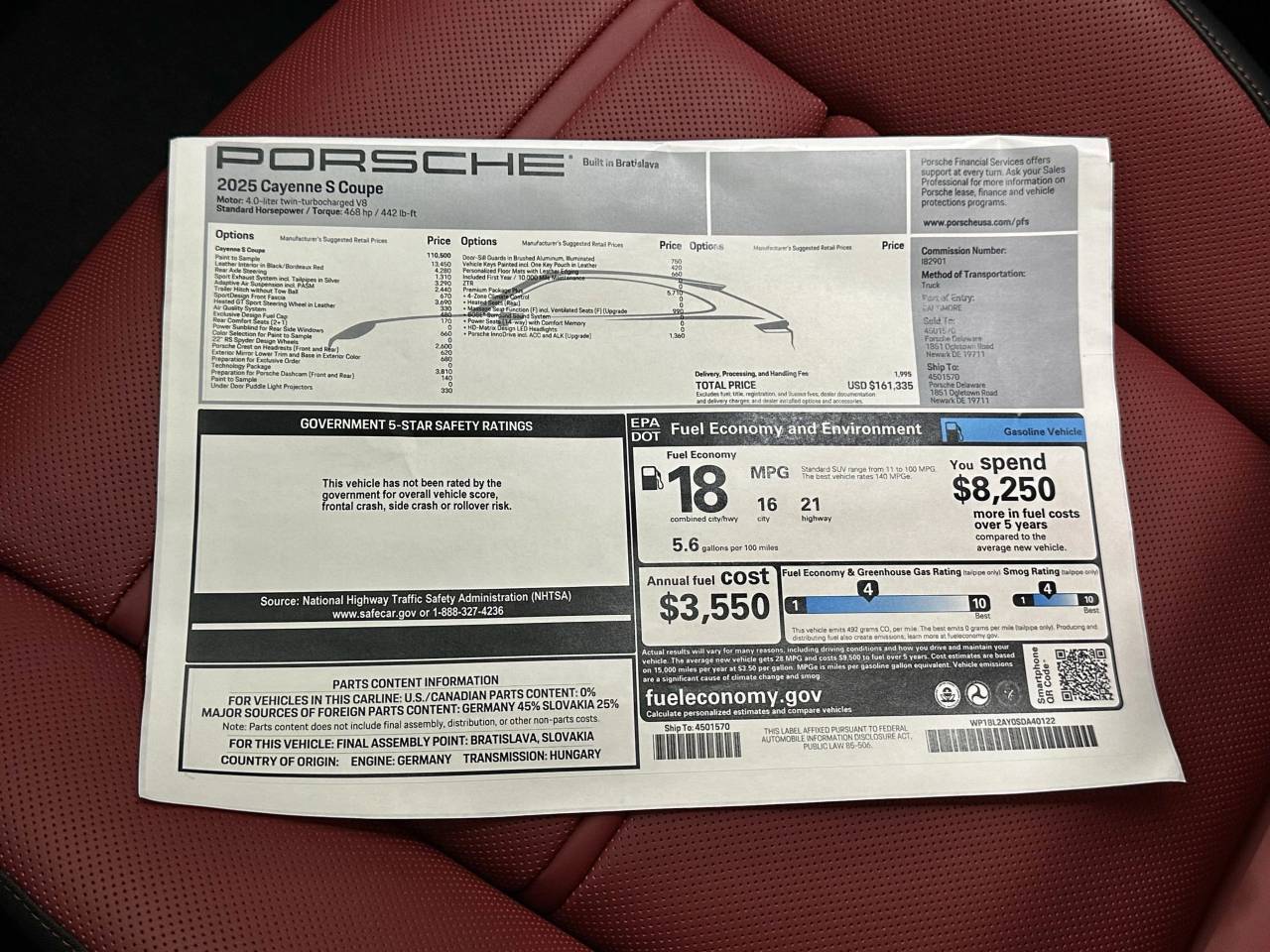 2025 Porsche Cayenne S Newark DE