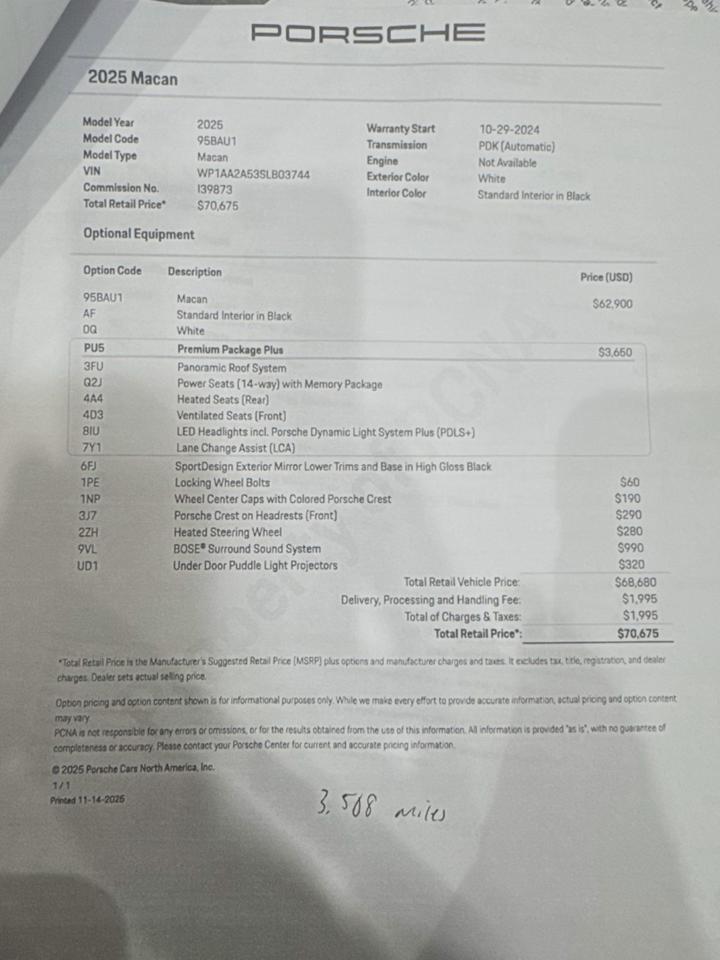 2025 Porsche Macan Marietta GA