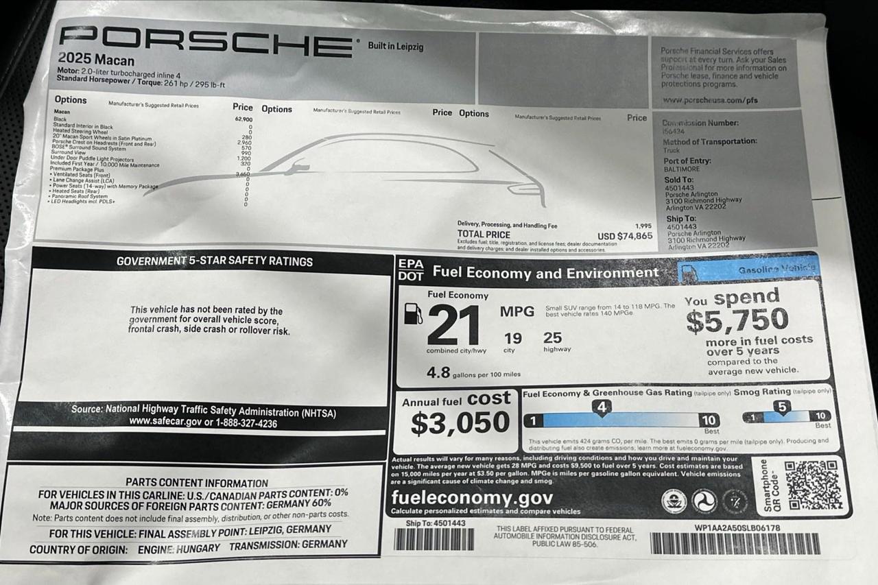 2025 Porsche Macan Newark DE