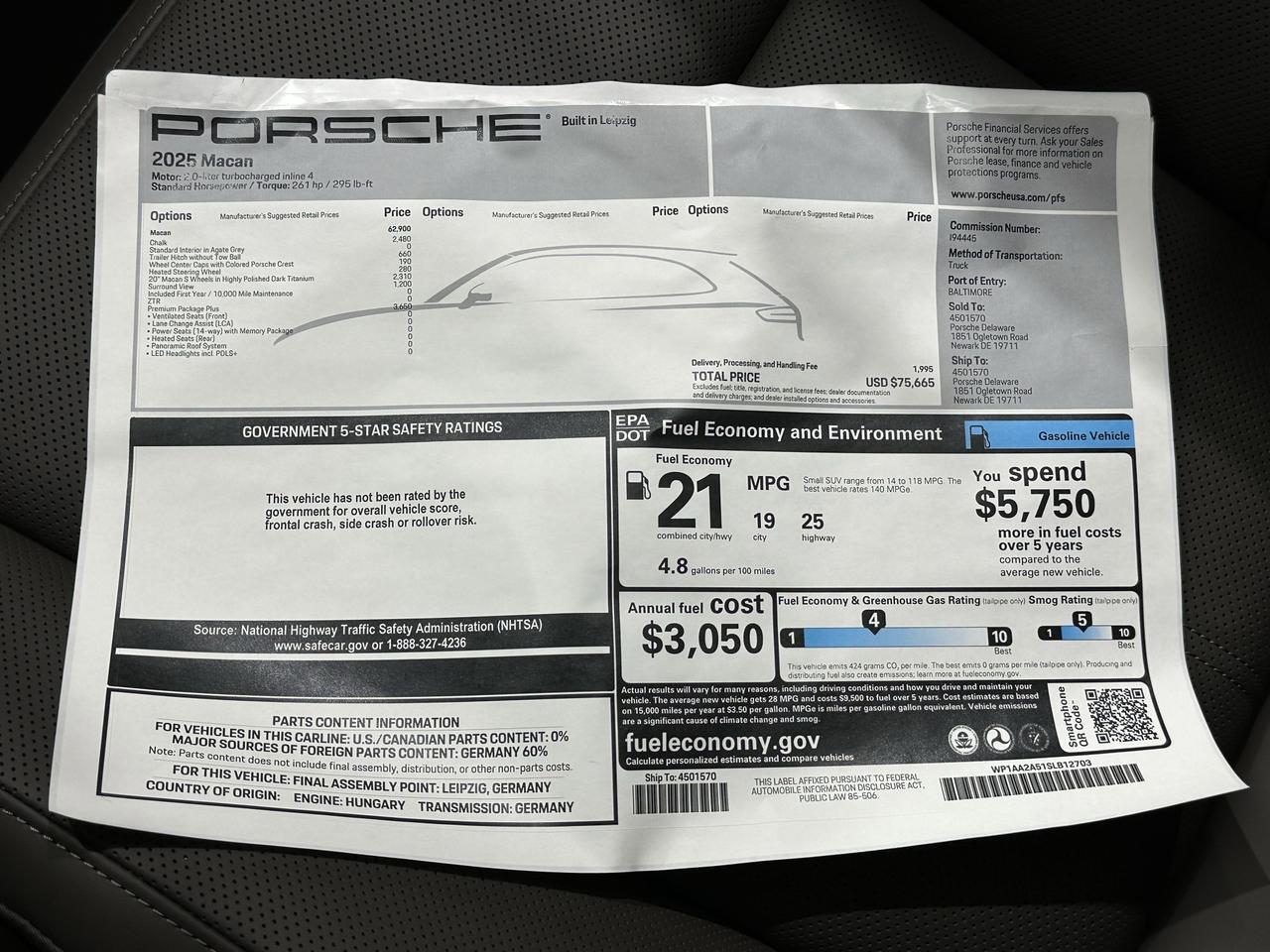 2025 Porsche Macan Newark DE