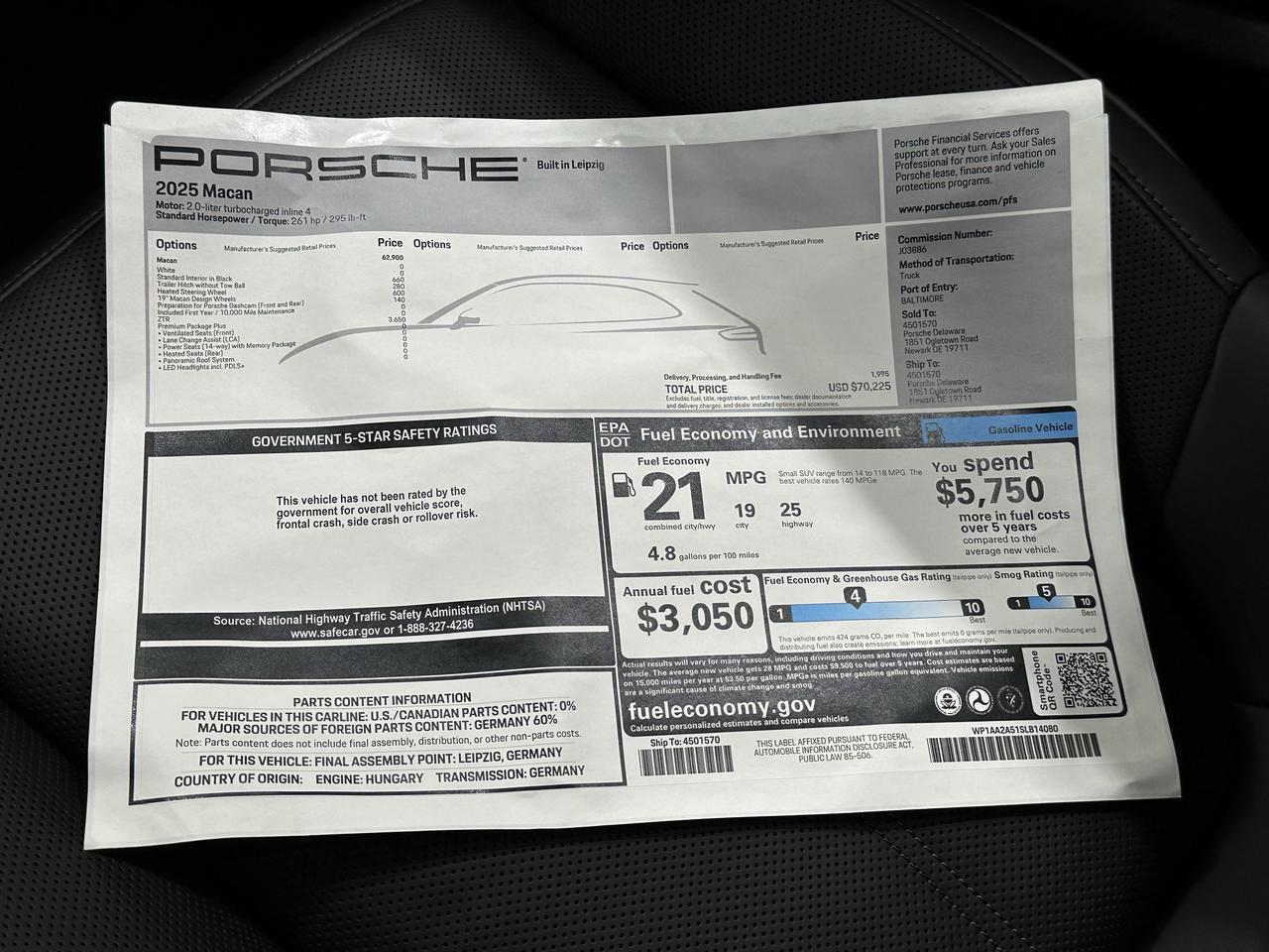 2025 Porsche Macan Newark DE