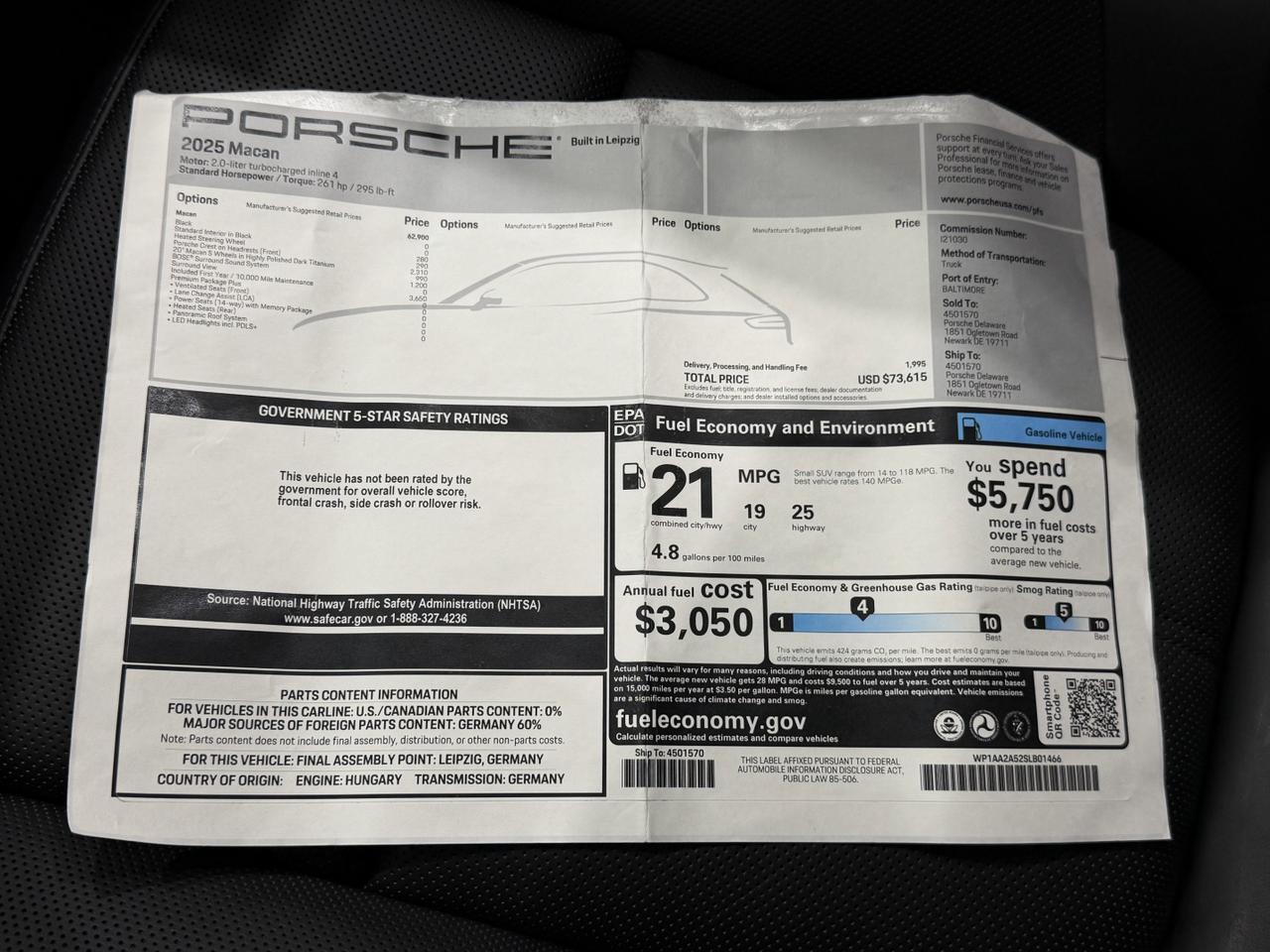 2025 Porsche Macan Newark DE