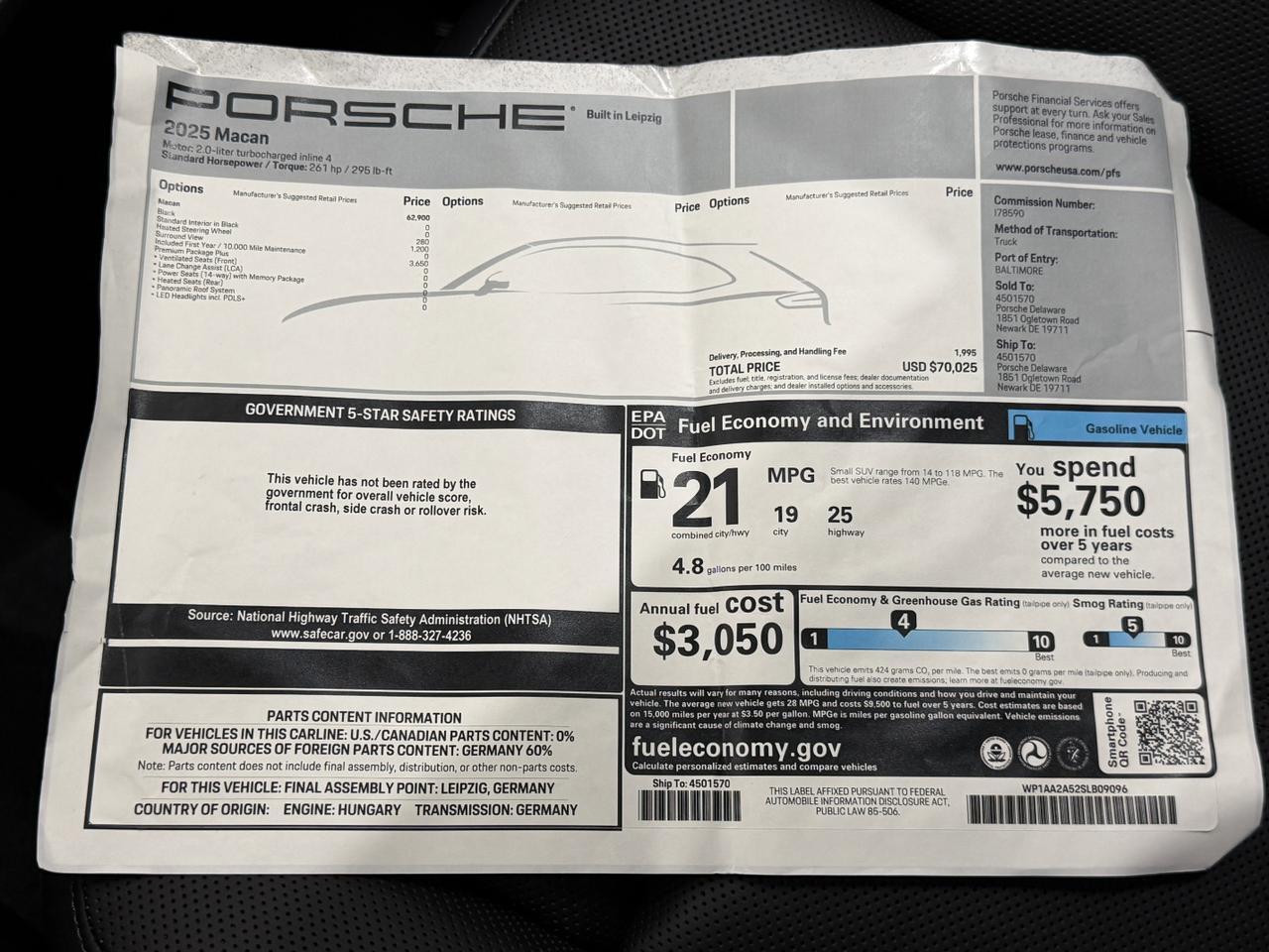 2025 Porsche Macan Newark DE
