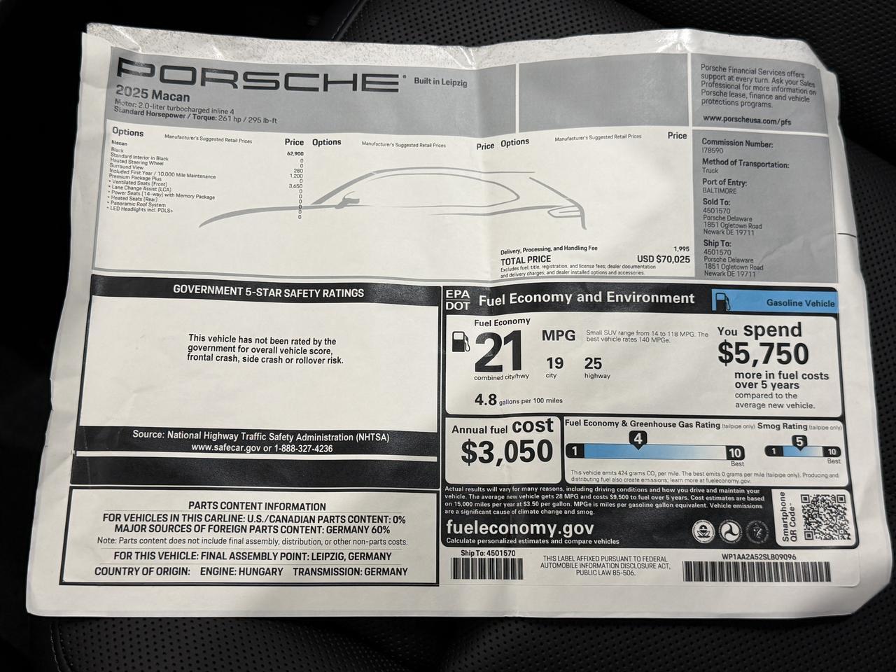 2025 Porsche Macan Newark DE