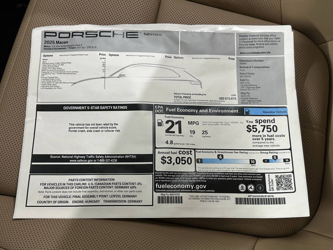2025 Porsche Macan Newark DE