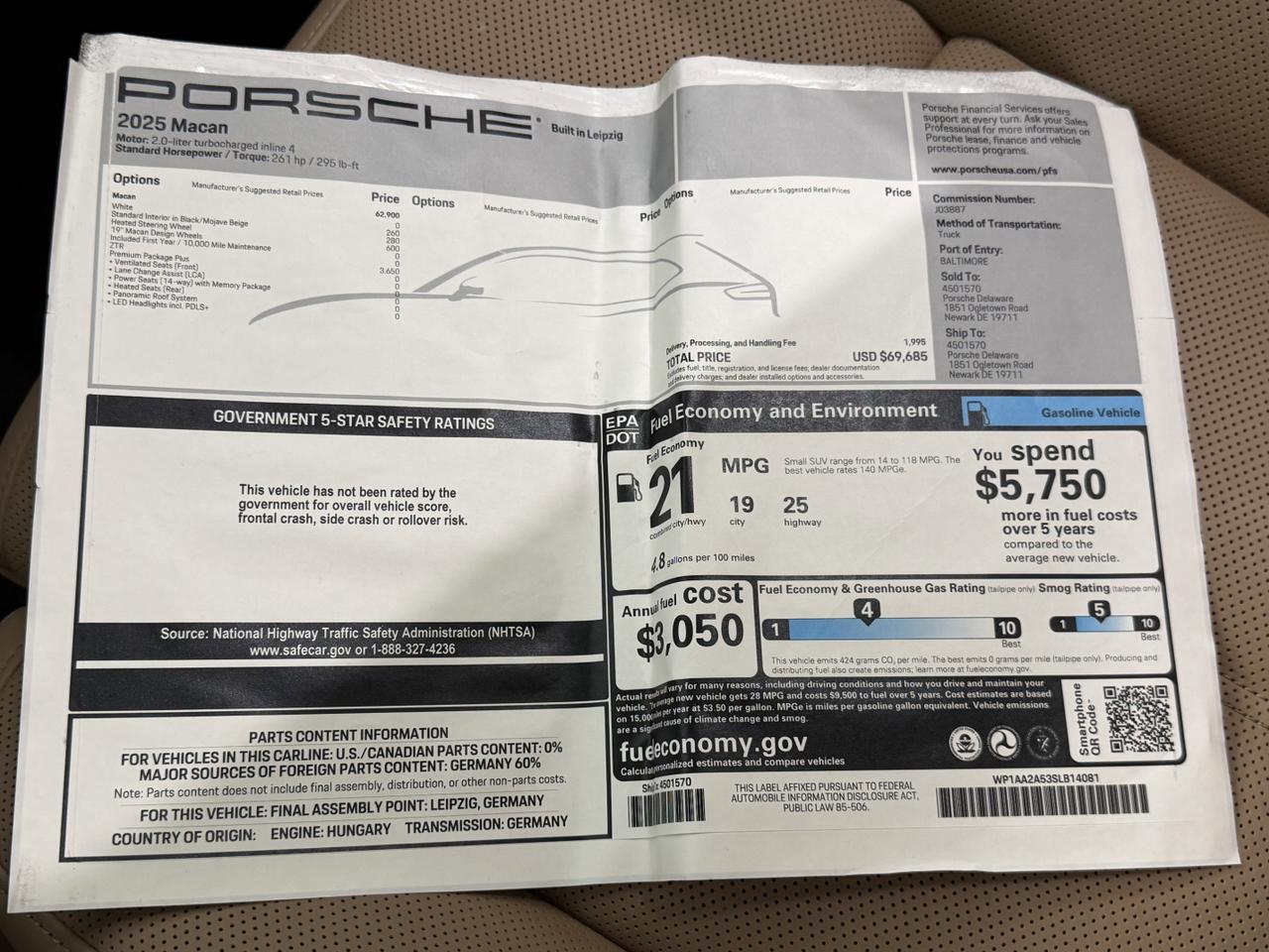 2025 Porsche Macan Newark DE