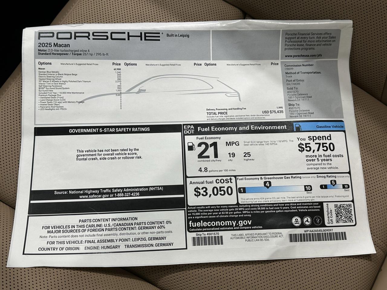 2025 Porsche Macan Newark DE