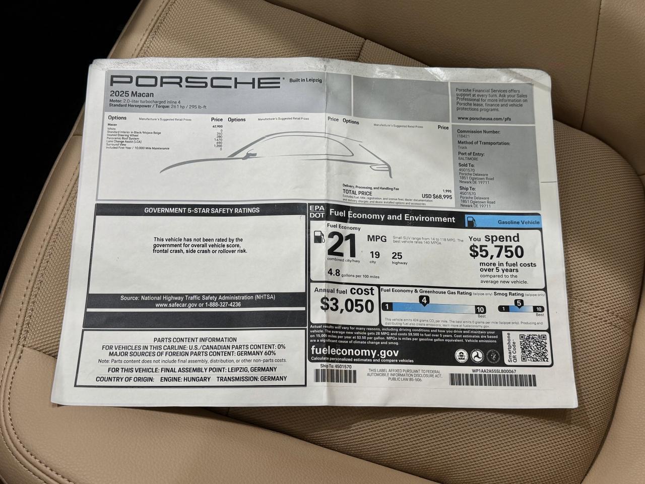 2025 Porsche Macan Newark DE