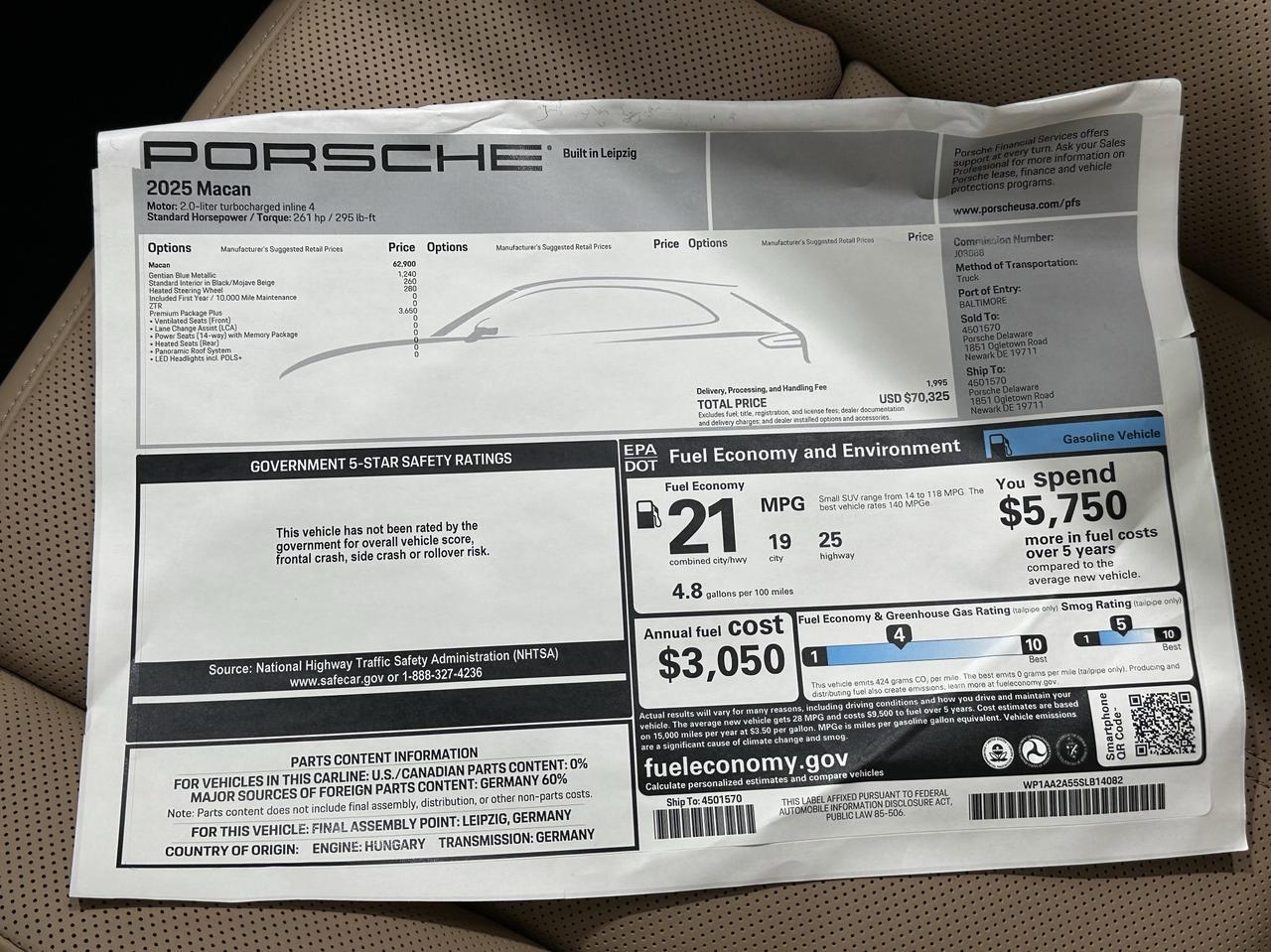 2025 Porsche Macan Newark DE