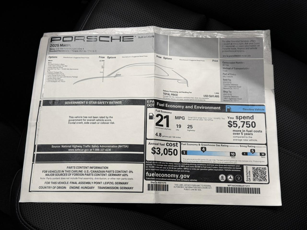 2025 Porsche Macan Newark DE