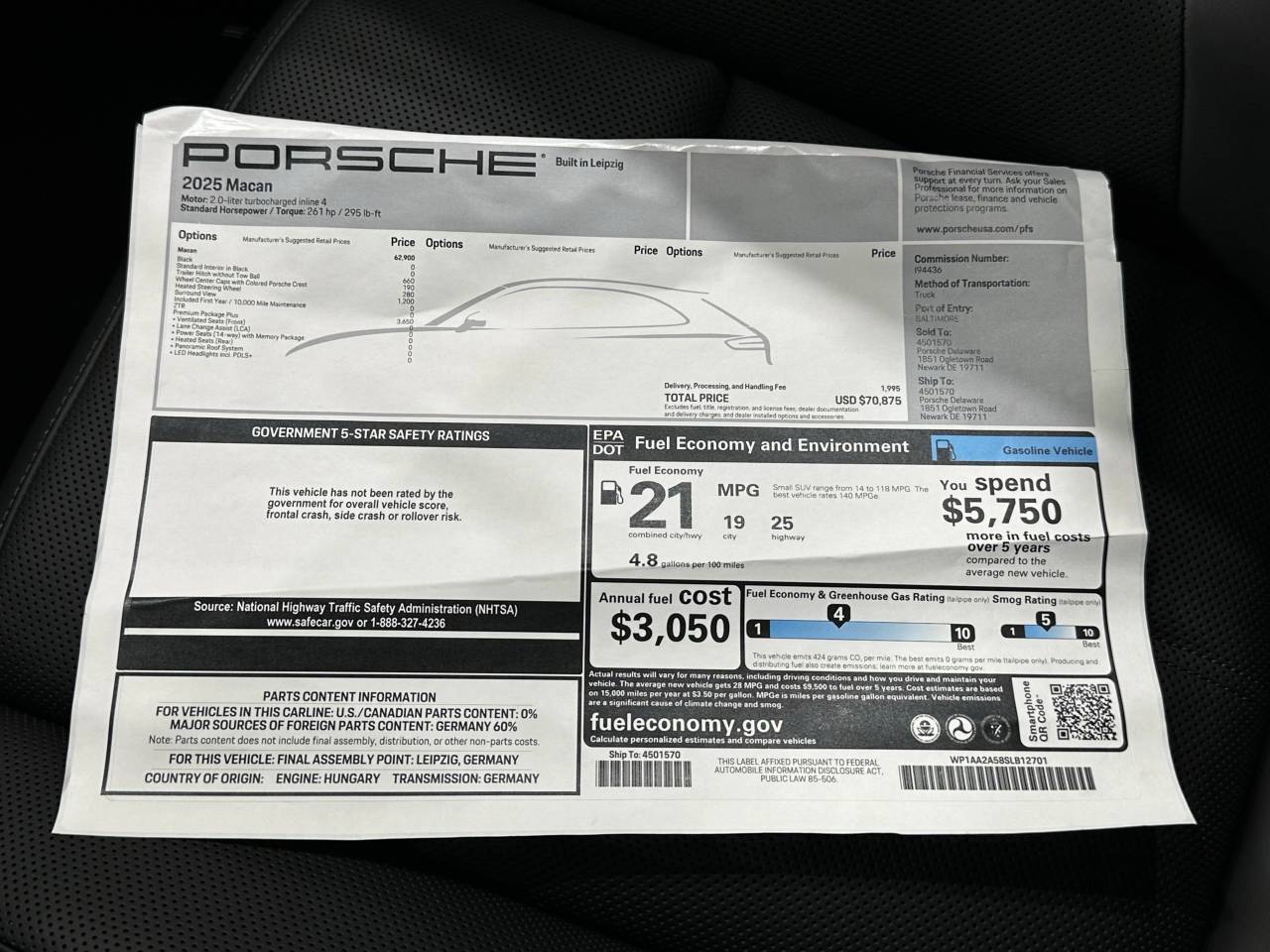 2025 Porsche Macan Newark DE