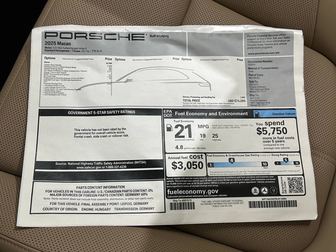 2025 Porsche Macan Newark DE