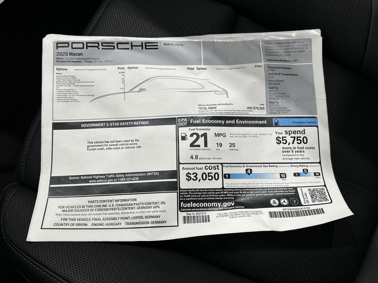 2025 Porsche Macan Newark DE