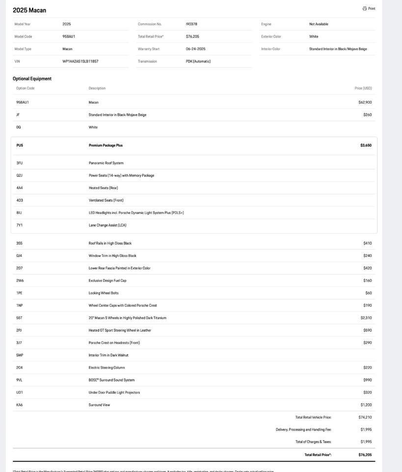 2025 Porsche Macan Pompano Beach FL