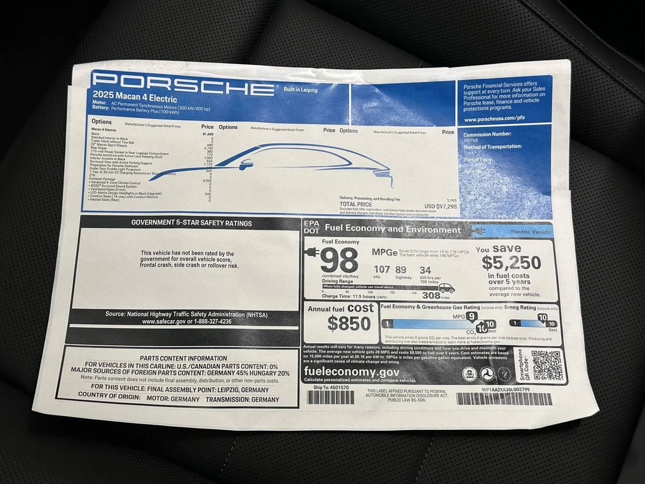 2025 Porsche Macan Electric 4 Newark DE
