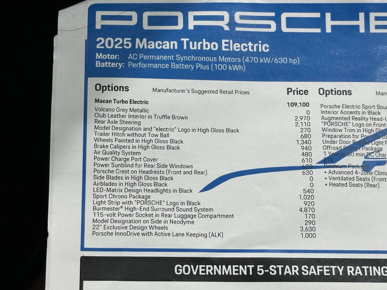 2025 Porsche Macan Electric Turbo Newark DE