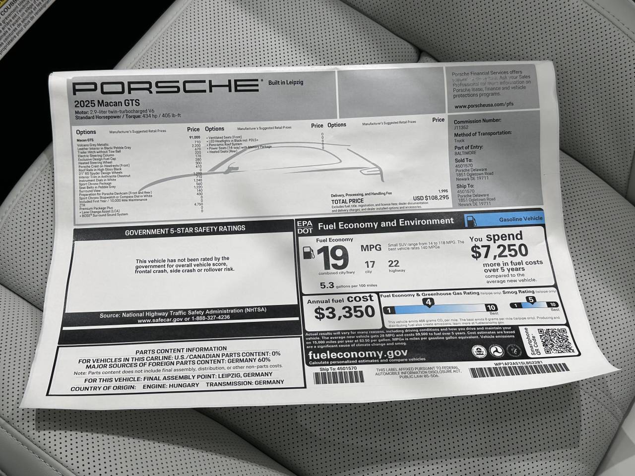 2025 Porsche Macan Gts Newark DE