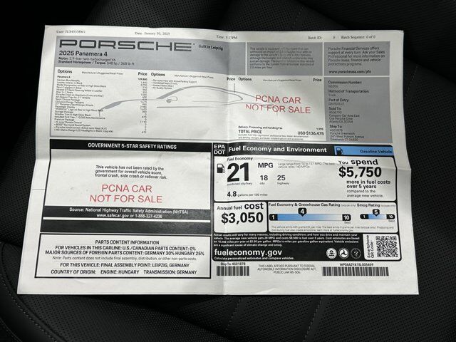 2025 Porsche Panamera 4 Newark DE