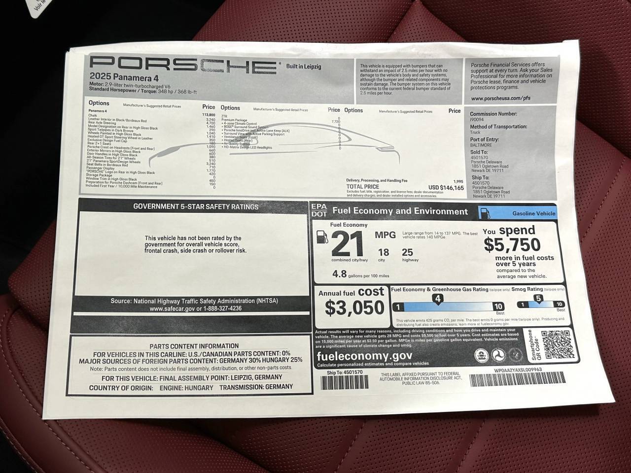 2025 Porsche Panamera 4 Newark DE