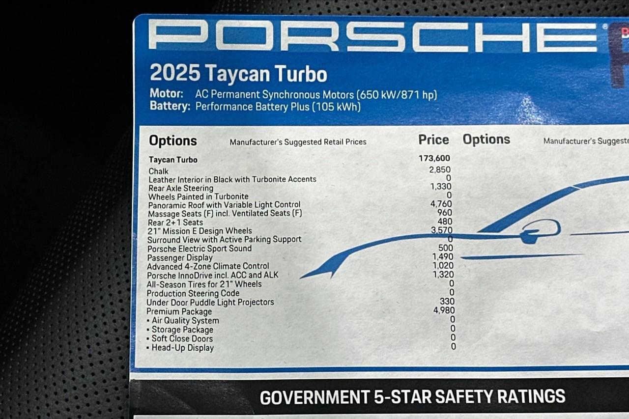 2025 Porsche Taycan Turbo Newark DE