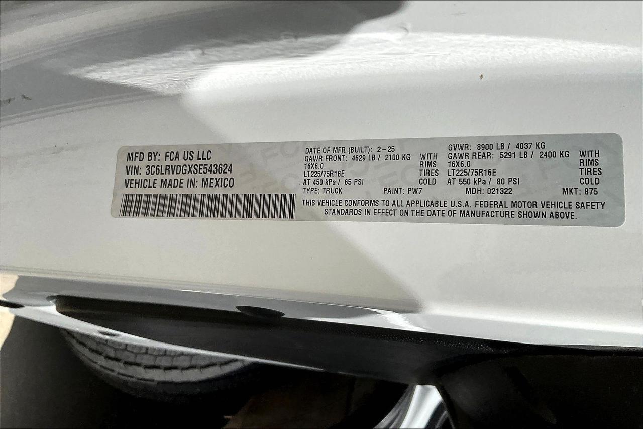 2025 RAM PROMASTER 2500 2500 HIGH Houston TX