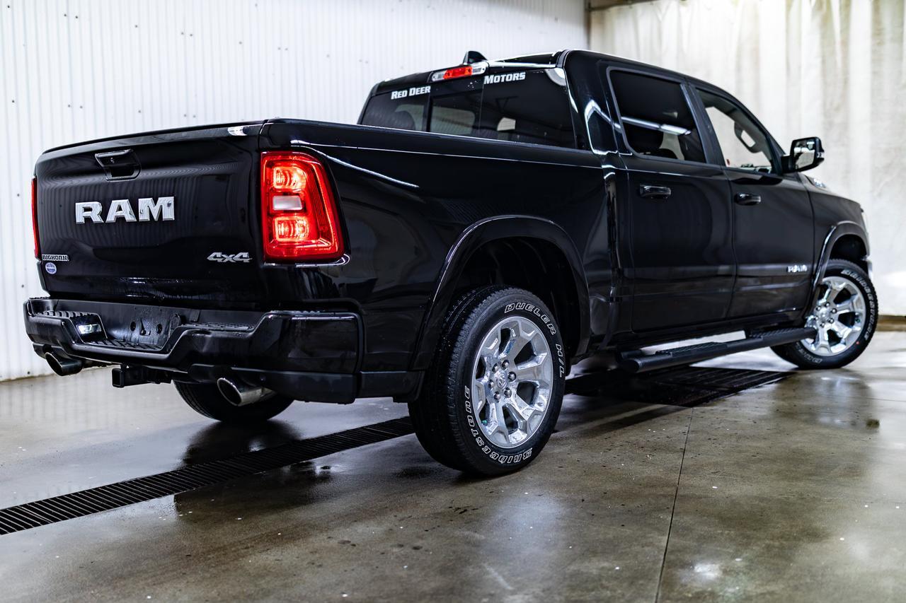 2025 Ram 1500 4x4 Crew Cab Big Horn Sport Pseat Bcam Red Deer AB