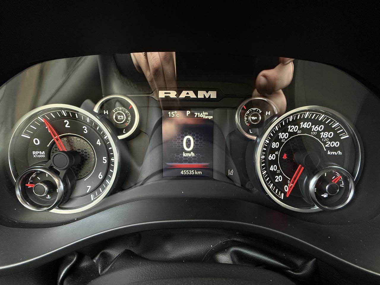 2025 Ram 1500 Big Horn Crew Cab 4x4 | Low KMs | Sport Appearance Pkg | Cloth Heated Seats | Remote Start Redwater AB