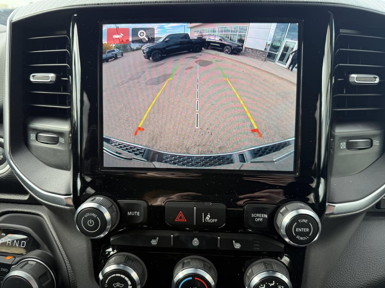 2025 Ram 1500 Big Horn Crew Cab 4x4 | Low KMs | Sport Appearance Pkg | Cloth Heated Seats | Remote Start Redwater AB